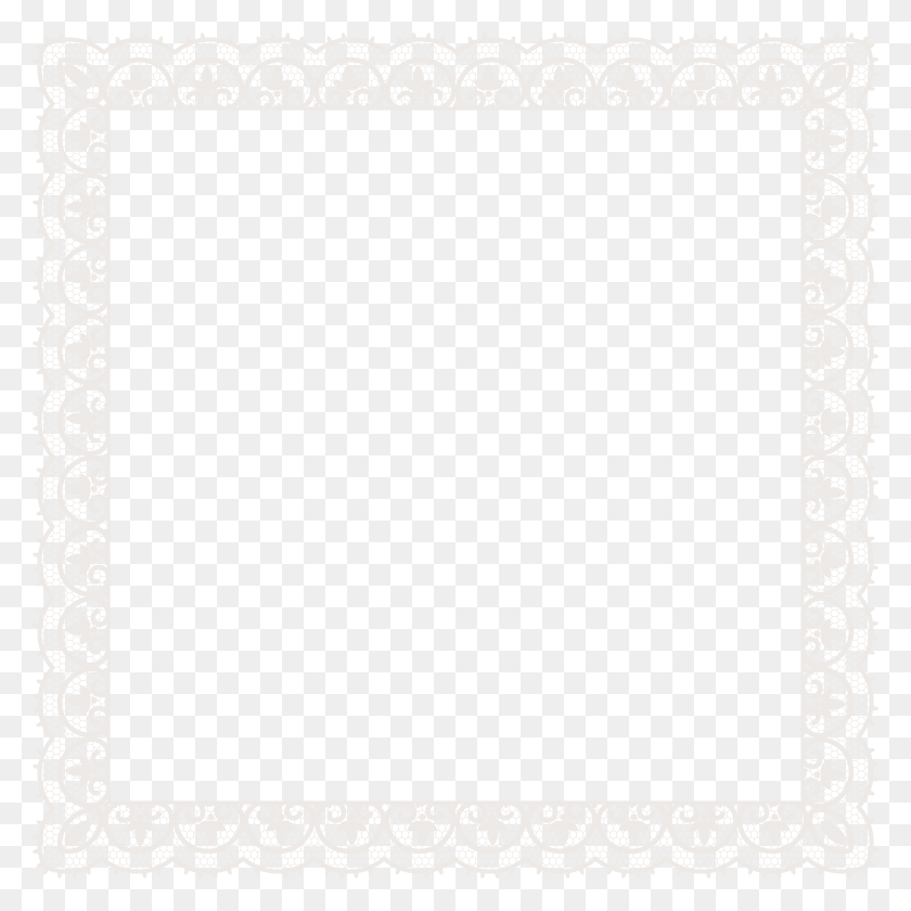 7907x7907 Clip Art Royalty Free Lace Frame Clipart, Rug, Text HD PNG Download