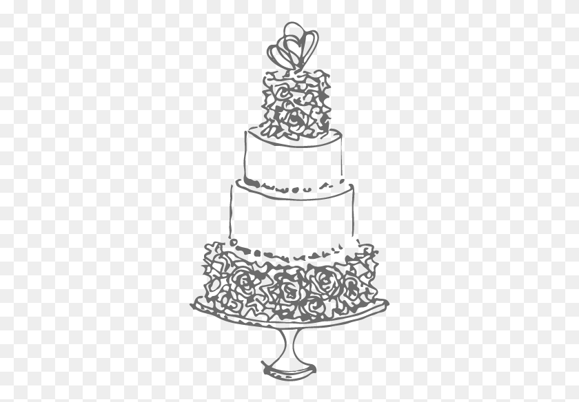 293x524 Clip Art Royalty Free Library La Joconde Cakes Portland Wedding Cake Drawing, Cake, Dessert, Food HD PNG Download