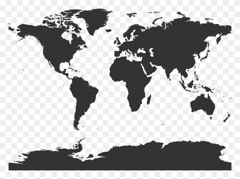 1920x1395 Clip Art Royalty Free Stock Atlas Vector Earth World Map Wallpaper Black And White, Map, Diagram, Plot HD PNG Download