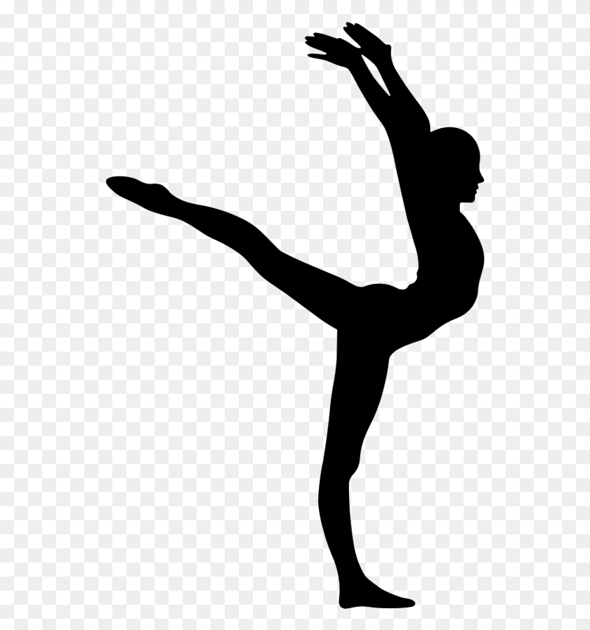 540x836 Clip Art Royalty Free Stock Cartwheel Silhouette At Gymnastics, Gray, World Of Warcraft HD PNG Download