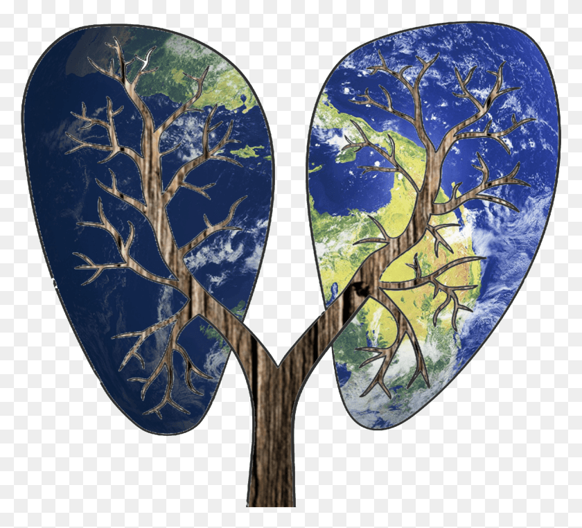 2366x2131 Clip Art Royalty Free Trees Are The Lungs Planet Earth And Blue Human Eye With Violet Day Makeup. HD PNG Download