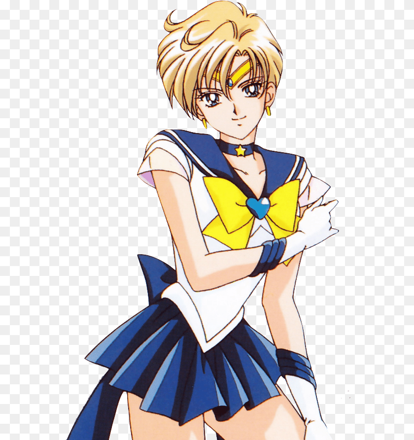 581x893 Clip Art Sailor Uranus Gender Sailor Uranus, Adult, Publication, Person, Woman Clipart PNG