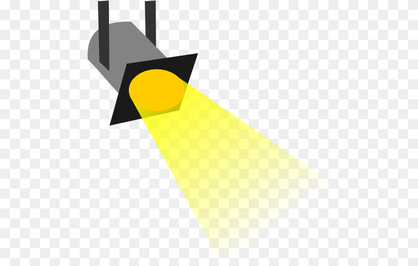 491x536 Clip Art Stage Light Download Transparent Background Spotlight Clipart, Lighting, Lamp PNG