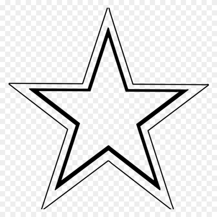 1024x1024 Clip Art Star Outline, Symbol, Star Symbol, Cross HD PNG Download