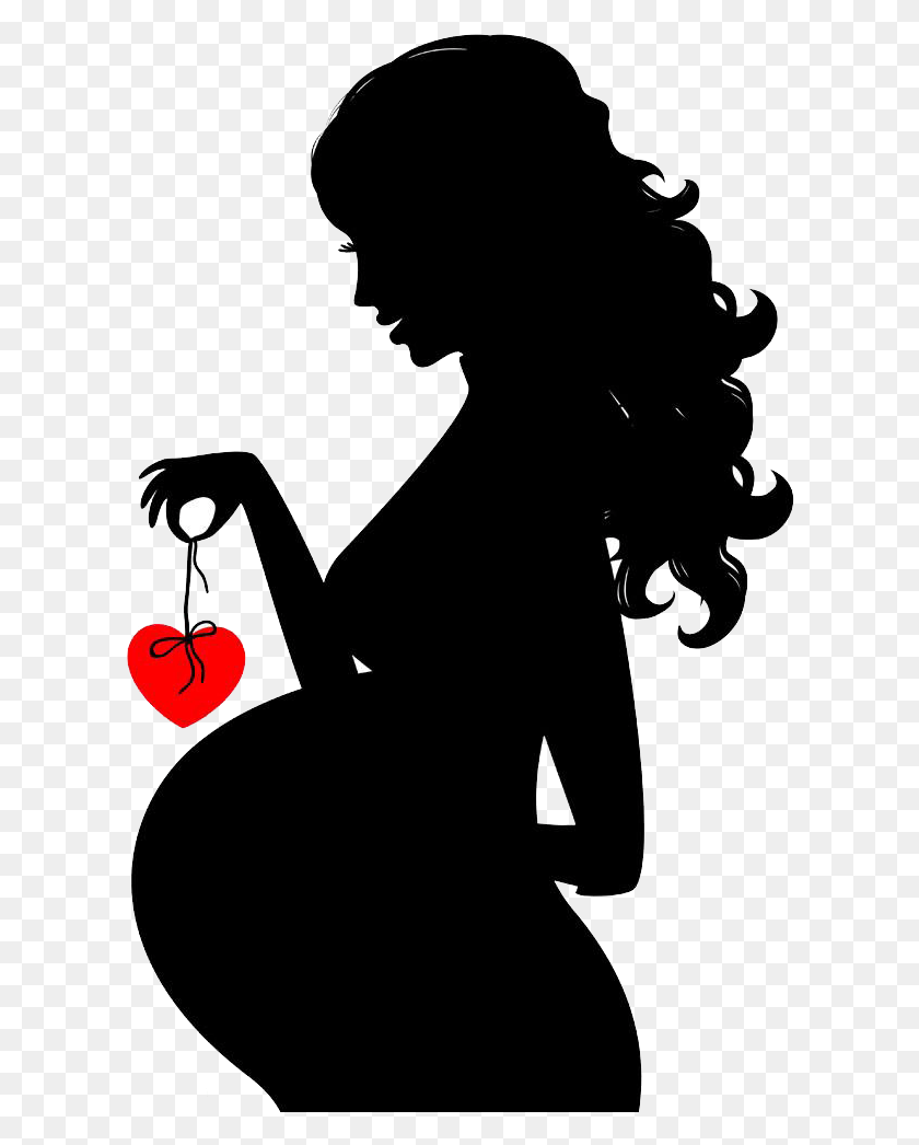 613x986 Clip Art Stock Royalty Stock Photography Clip Art Black Pregnant Woman Black And White Clipart, Person, Human HD PNG Download