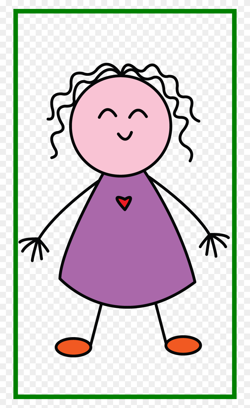 750x1310 Clip Art Transparent Amazing Kids For A Always Start Simple Drawing Of A Girl For Kids, Face, Photography HD PNG Download