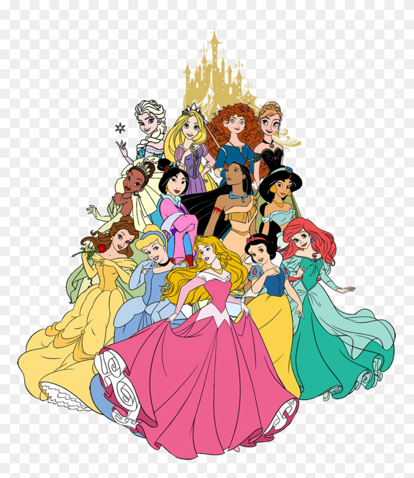 Clip Art Transparent Best Free Princess File All Disney Princess Clipart,.....