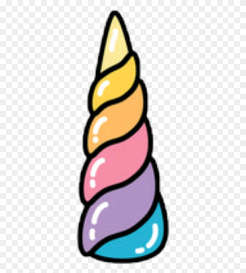 320x873 Clip Art Unicorn Horn, Sweets, Food, Confectionery HD PNG Download