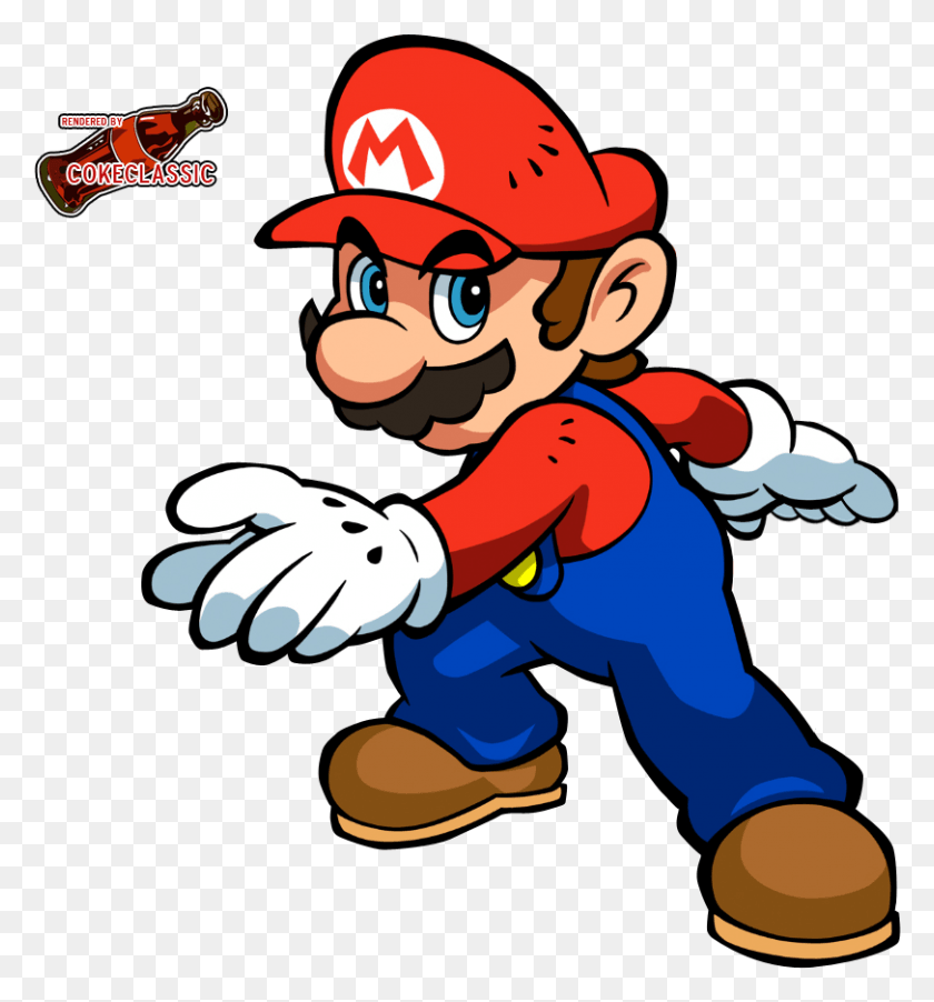 811x876 Clip Arts Related To Mario Hoops 3 On 3 Artwork, Super Mario, Person, Human HD PNG Download