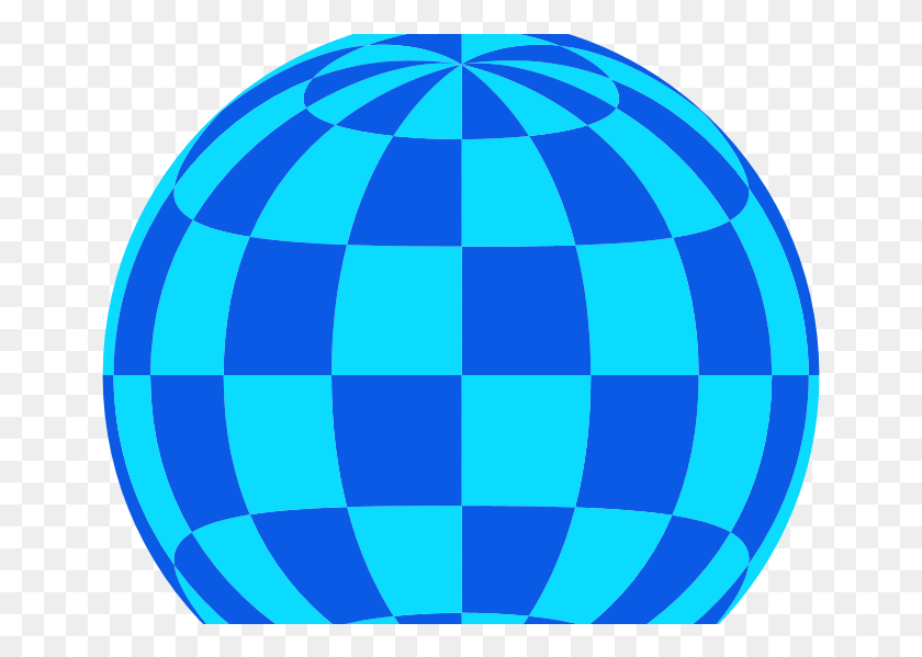 655x539 Clip Arts Related To Royal Blue Checkered Vans, Sphere, Balloon, Ball HD PNG Download