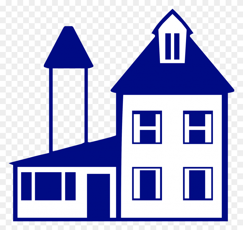2311x2183 Clip Arts Related To Transparent Blue House, Building, Housing, Outdoors HD PNG Download