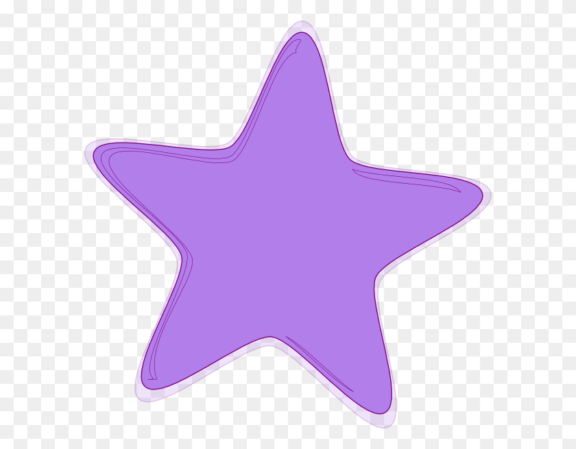 594x595 Clip Black And White Purple Starfish Clipart Purple Star Clipart, Symbol, Star Symbol, Axe HD PNG Download