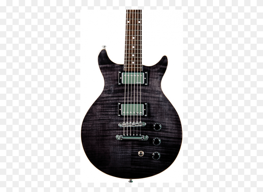 396x555 Клип Black And White Sunburst Flame Maple Guitar, Электрогитара, Досуг, Музыкальный Инструмент Png Скачать