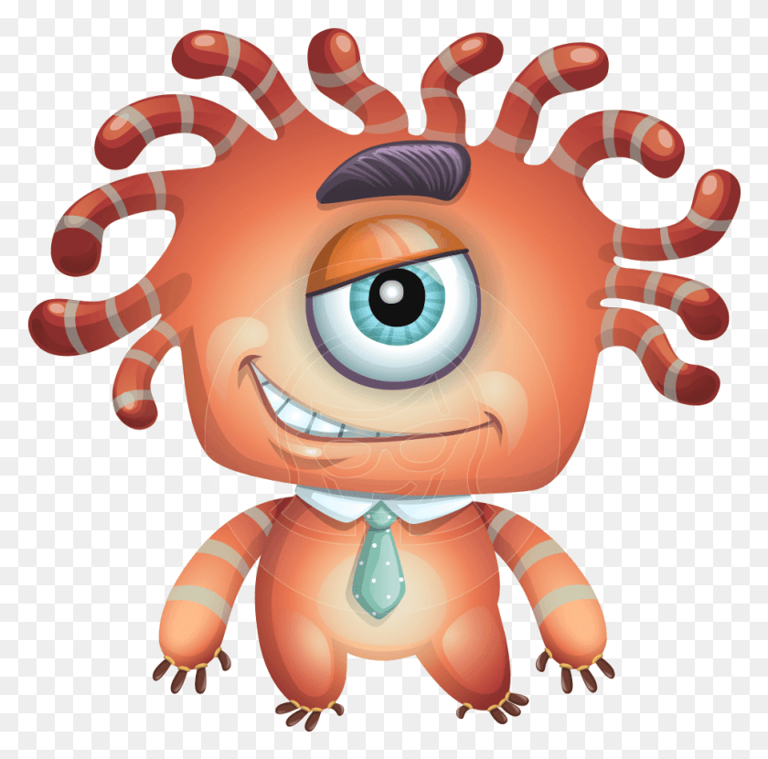 958x946 Clip Chilled Cool Creature Cartoon Character Cartoon, Toy, Doll, Animal HD PNG Download