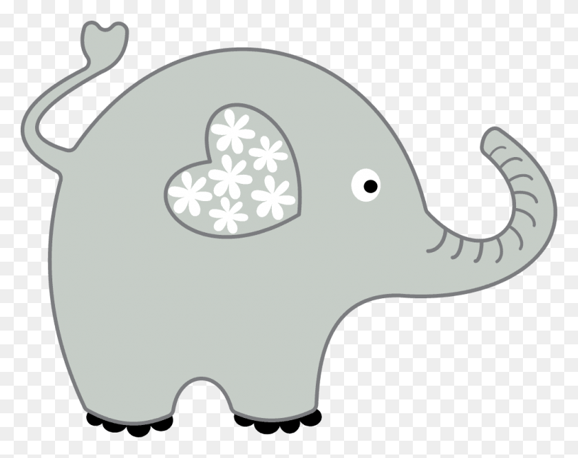 1000x776 Clip Elephant Ears Clipart Baby Grey Elephant, Animal HD PNG Download