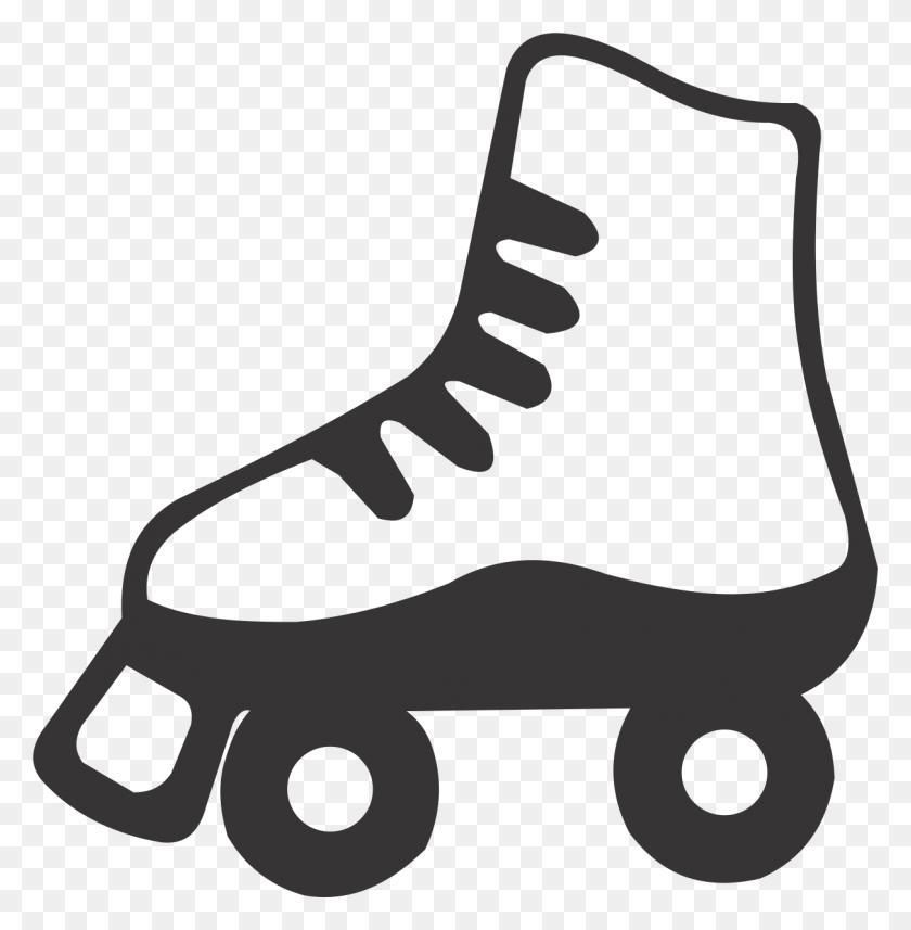 1211x1238 Clip Free Skate Usa Custom Jackets Black And White Roller Skate Clip Art, Sport, Sports, Skating HD PNG Download