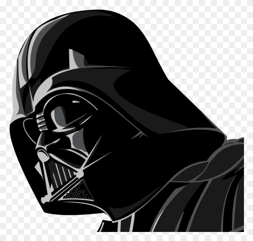 837x795 Clip Free Star Wars Darth Graphic Freeuse Stock Techflourish Darth Vader Drawing Side, Helmet, Clothing, Apparel HD PNG Download