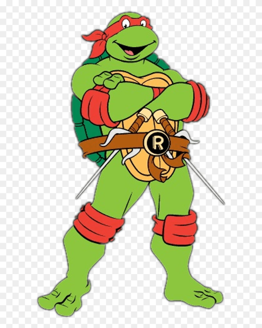 613x993 Clip Free Stock Cartoon Characters Teenage Mutant Turtles Ninja Turtle Raphael Clipart, Person, Human, Knight HD PNG Download