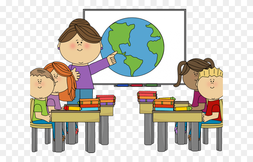 640x480 Clip Free Teacher Helping Student Clipart School Clipart, Table, Furniture, Astronomy HD PNG Download