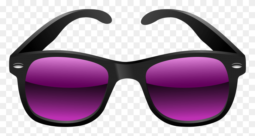 6058x3023 Clip Library Stock Free For On Rpelm Black Sunglasses Clip Art Transparent, Accessories, Accessory, Glasses HD PNG Download