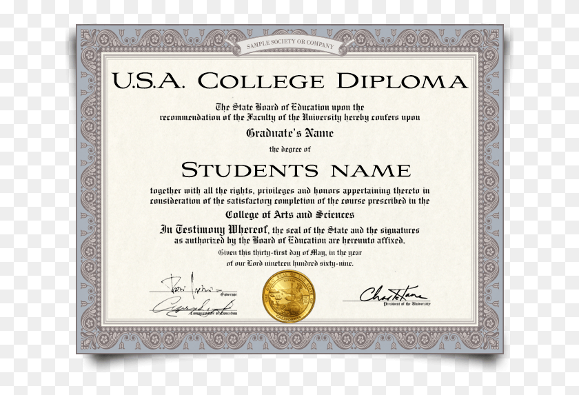 651x513 Clip Library Stock Group Fake Usa Degrees And University Alpha Omicron Pi, Text, Diploma, Document HD PNG Download