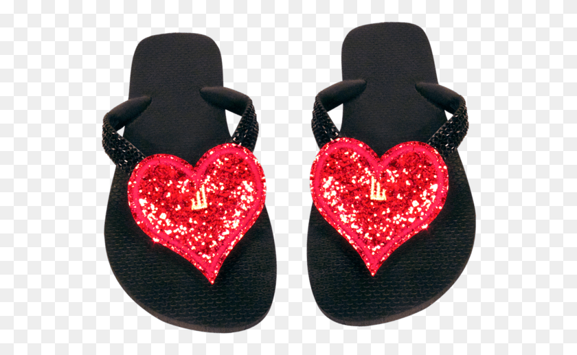 548x457 Clip On Red Sparkle Hearts Heart, Clothing, Apparel, Footwear HD PNG Download