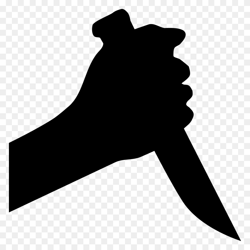 2612x2610 Clip Royalty Free Collection Of Serial High Quality Hand Holding Knife Silhouette, Gray, World Of Warcraft HD PNG Download