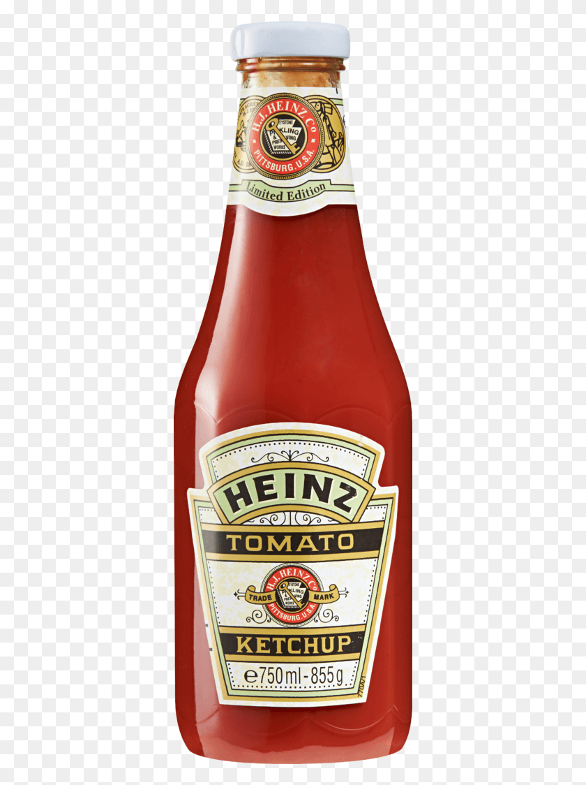 342x1064 Clip Royalty Free Stock Heinz Tomato Aktionen Bei Denner Glass Bottle, Ketchup, Food, Beer HD PNG Download