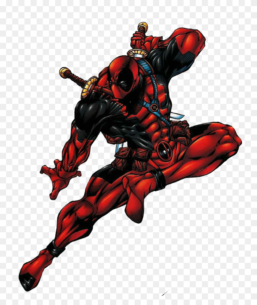 745x938 Clip Royalty Free The M P Top Tuesday Bad Gone Deadpool, Person, Human, Hand HD PNG Download