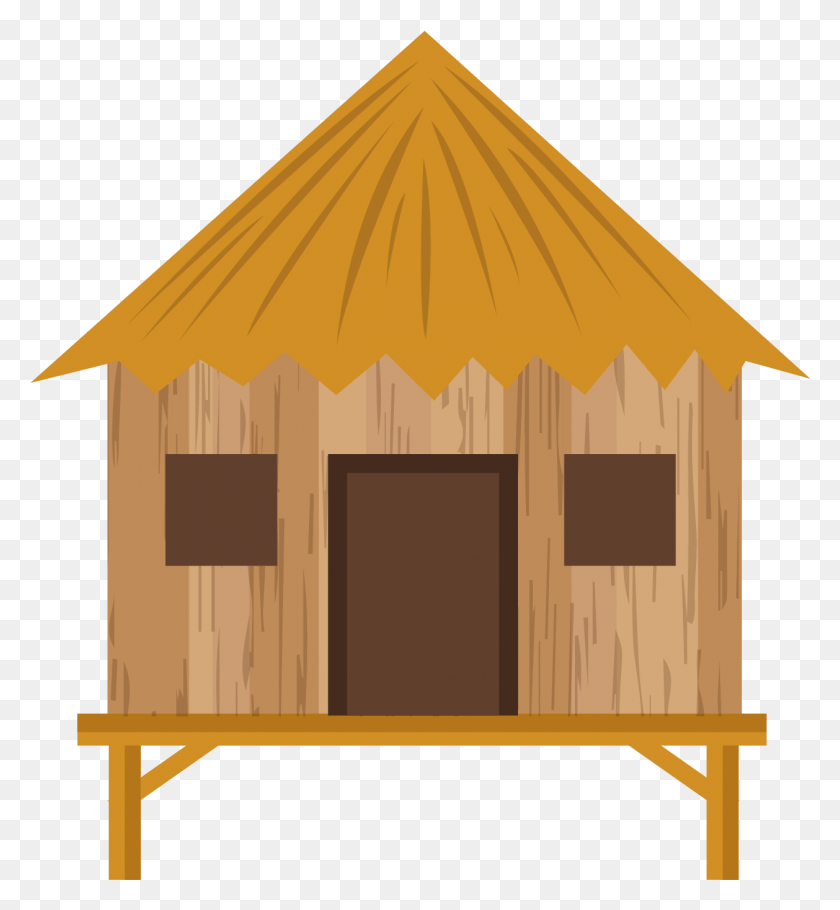 1258x1371 Clip Stock Cartoon Room Transprent Free Transparent Straw House, Nature, Outdoors, Building HD PNG Download
