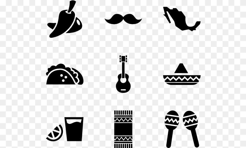 Clip Stock Clip Mexico Vector Mexican Icon, Gray Transparent PNG