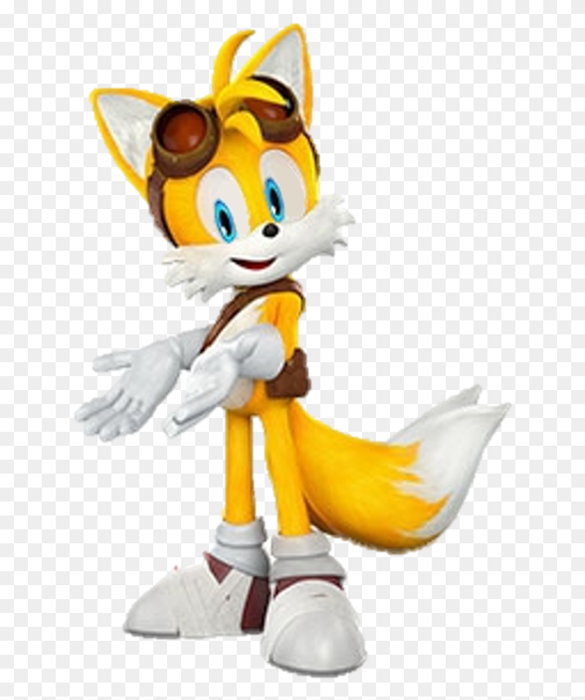 634x945 Clip Transparent Miles Prower Sega Eyes By Tails Sonic Boom, Toy, Figurine, Mascot HD PNG Download