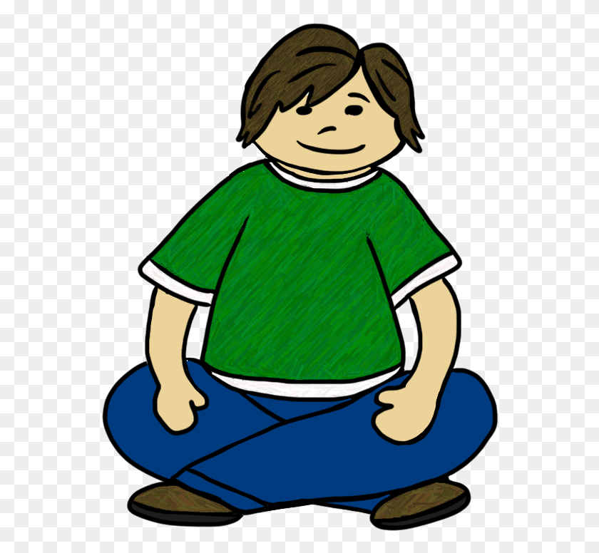 558x716 Clip Transparent Sitting Applesauce Position Free Image Person Sitting Criss Cross Applesauce, Human, Elf HD PNG Download