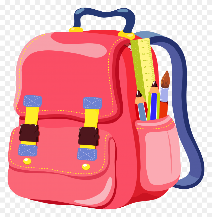 3712x3794 Clip Transparent Stock Backpack Free On Bag Clipart Transparent Background, Handbag, Accessories, Accessory HD PNG Download