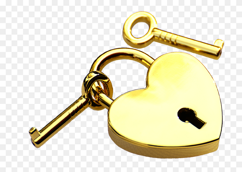 723x536 Descargar Png Clipars Coeurs Mensajes De Amor, Key, Lock, Brass Section Hd Png