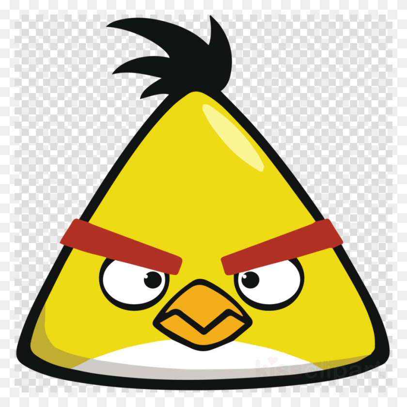 900x900 Clipart Angry Birds Transformers Angry Bird Yellow Bird HD PNG Download