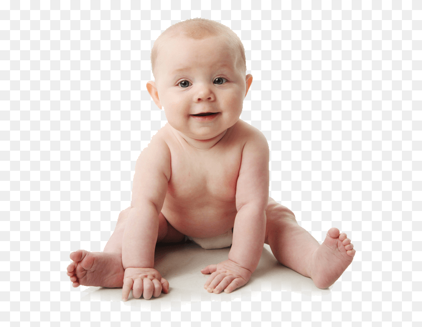 579x591 Clipart Baby Infant, Person, Human, Face HD PNG Download