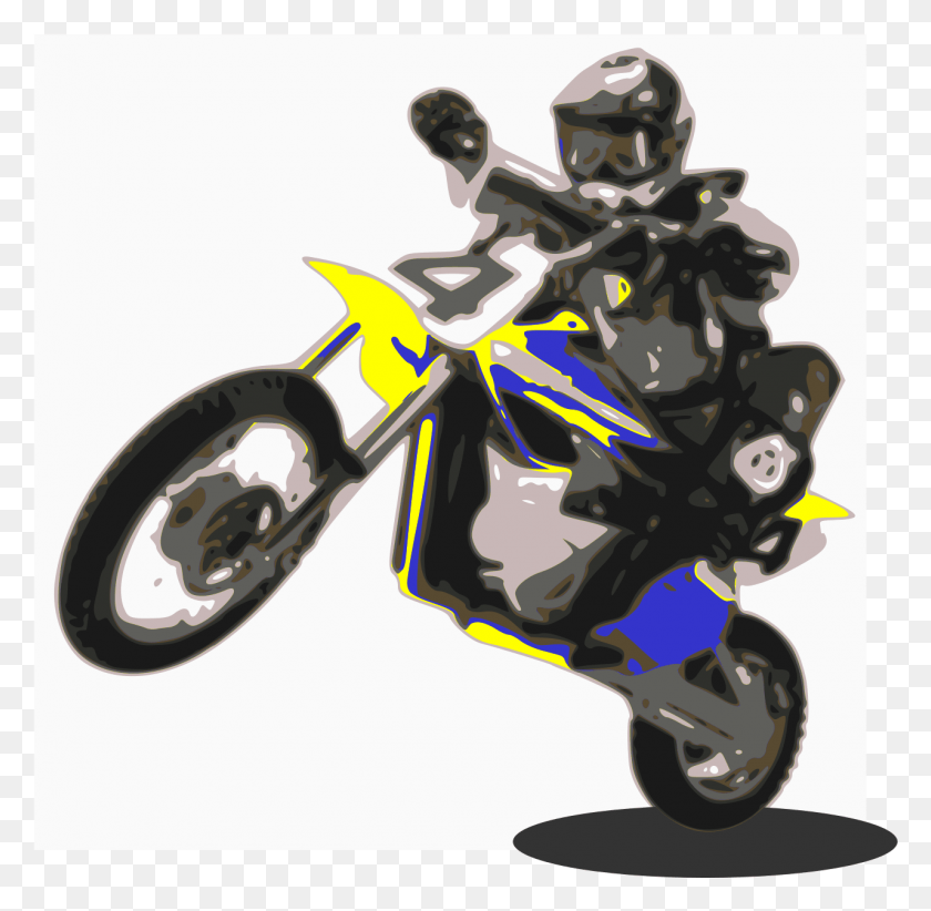 1280x1252 Clipart Bike Dirt Bike Razor, Vehicle, Transportation, Motorcycle HD PNG Download