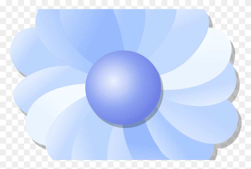 1321x856 Clipart Blue Flower Circle, Sphere, Balloon, Ball HD PNG Download