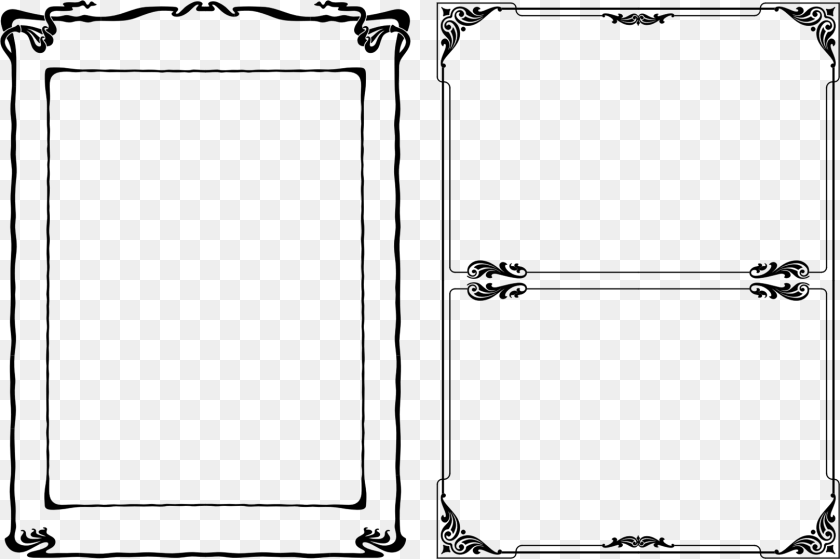 Bordas Vintage Preto E Branco, Gray Clipart PNG