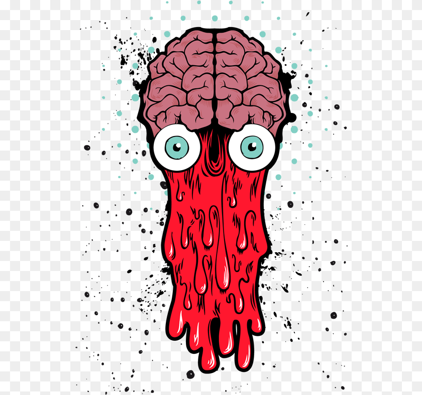 Clipart Brain Vector T Shirts Designs, Art, Person, Flower, Plant PNG