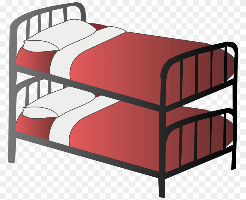 800x683 Bunk Bed Bunk Bed Dorms Clip Art, Bunk Bed, Crib, Furniture, Infant Bed Clipart PNG
