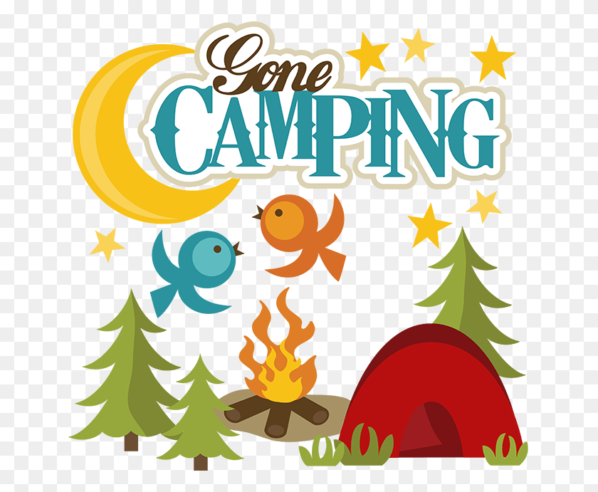 648x631 Clipart Camping Scrapbook Clipart, Advertisement, Poster, Flyer HD PNG Download