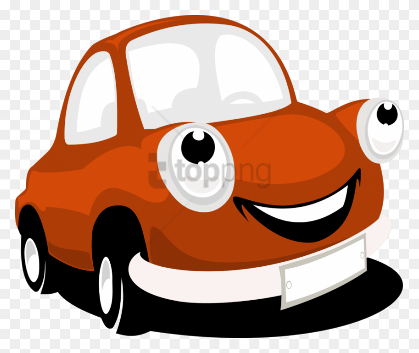 850x707 Clipart Cartoon Car Car Cartoon Vector, Vehicle, Transportation, Automobile HD PNG Download