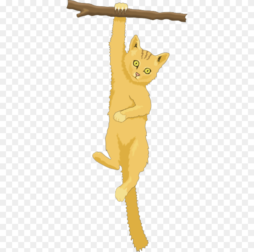 Clipart Cat In A Tree, Animal, Mammal, Pet, Baby Transparent PNG