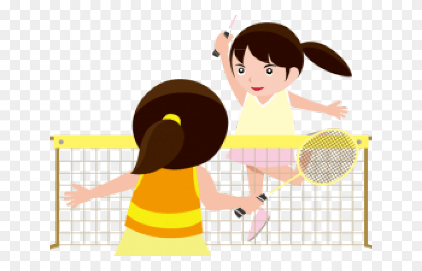 640x480 Clipart Children Badminton, Racket, Tennis Racket, Outdoors HD PNG Download