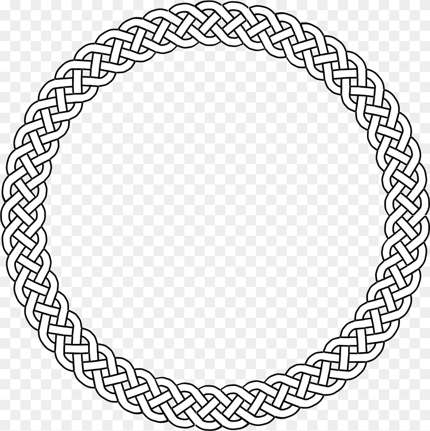 Clipart Circle Borders Celtic Knot Circle Vector, Oval, Accessories, Jewelry, Necklace Transparent PNG