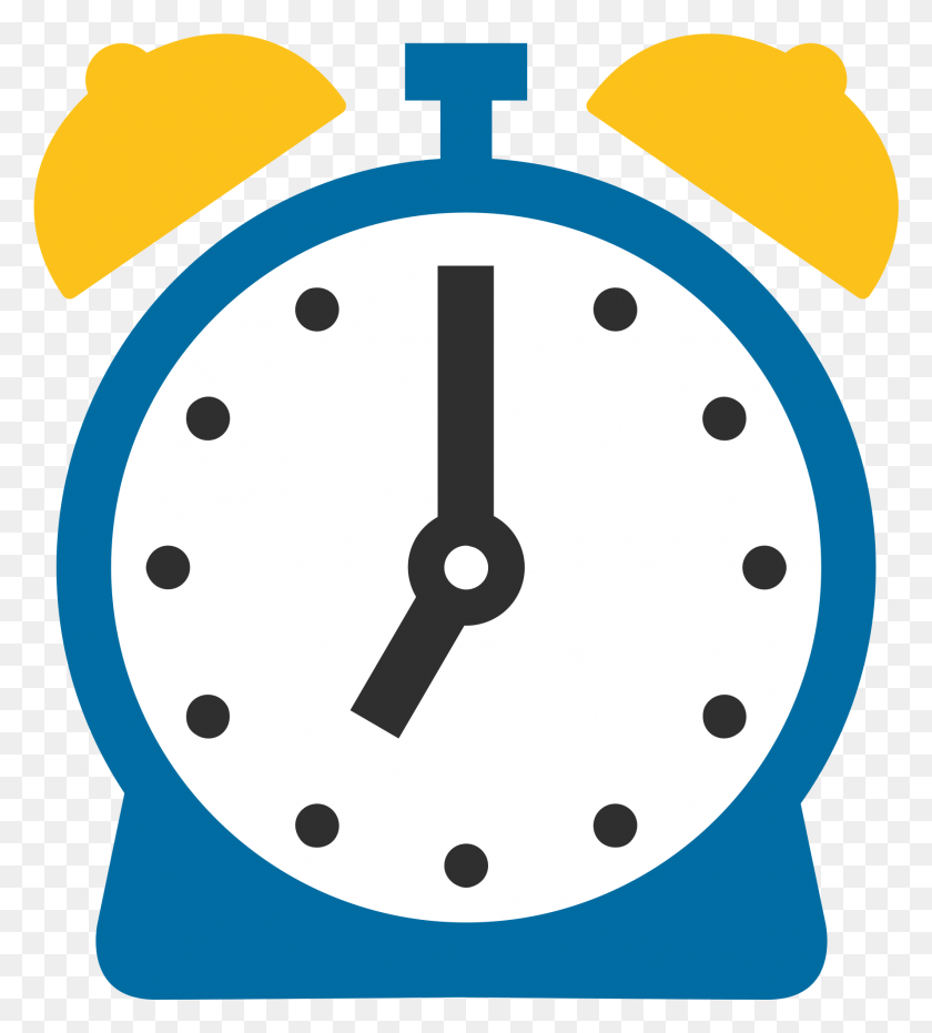 1777x1985 Clipart Clock Emoji Photo Time Icon 1 O Clock, Alarm Clock, Analog Clock HD PNG Download