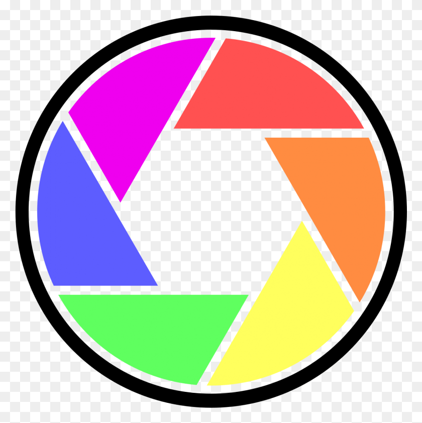 1243x1247 Descargar Png Cámara Digital Clipart En Color Icono De Color De Cámara De Clip Libre De Microsoft, Símbolo, Logotipo, Marca Registrada Hd Png