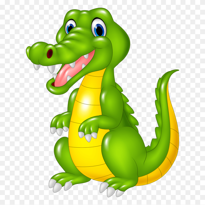 630x781 Clipart Dinosaur Crocodile Crocodile Cartoon, Toy, Reptile, Animal HD PNG Download